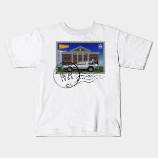 BACK TO THE FUTURE - BTTF DAY STAMP Kids T-Shirt